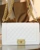CHANEL CAVIAR QUILTED MEDIUM BOY FLAP IVORY