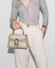 Gucci Dionysus Canvas Top Handle Beige And White Canvas 24x16cm