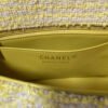 Chanel 20Cm Class-Flap Bag In Yellow Tweed 1116
