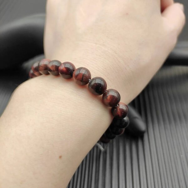 8MM Stretch Rock Crystal Bracelet