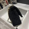 Chanel Class-Flap Bag In Black Tweed 1112