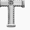 019E4EF9-49C2-5241-116F-EA04CCCC27A5.jpg Chevron Cross Pendant Sterling Silver with Black Diamonds