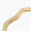 01BA64E4-DDB6-4D2F-6242-6015CBE16633.jpg Zig Zag Stax??Cuff Bracelet 18K Yellow Gold with Diamonds, 5mm