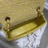 Chanel 20Cm Class-Flap Bag In Yellow Tweed 1116