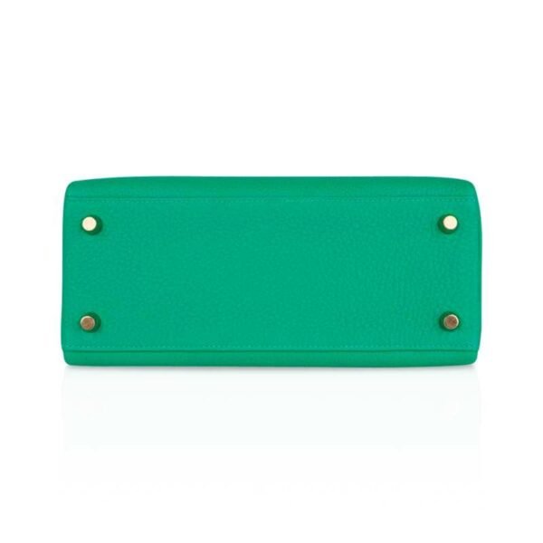 Kelly Retourne 25 Bag Menthe Togo Gold Hardware New w/Box