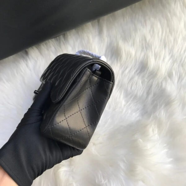Chanel Lambskin 20Cm Class-Flap Bag 1116 Black