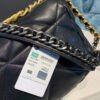 046E8A58-DCEF-9AFE-5615-0E9793670E80.jpg Chanel 19 Flap Bag 30cm Goatskin Leather Spring/Summer Act 1 Collection, Black