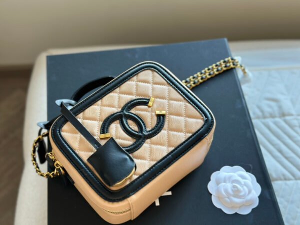 053DE5C9-9BAD-1922-5FE1-0BFFF3CD2132.jpg CHANEL Grained Calfskin CC Filigree Vanity Clutch With Chain