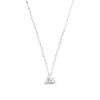 Volt One Small Pendant, White Gold And Diamond