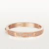 LOVE BRACELET, DIAMOND-PAVED