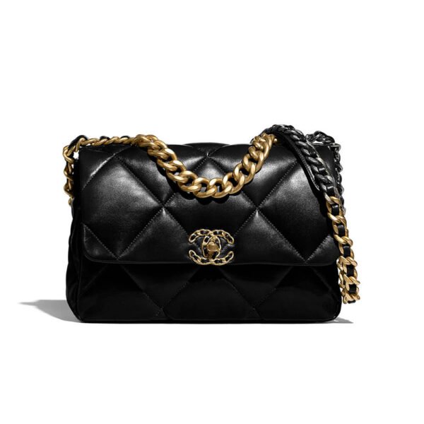 0621AD21-000C-924E-EE4B-A23C2C8499AD.jpg CHANEL 19 Large Handbag AS1161