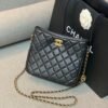 Chanel Hobo Handbag Black Bag For Women 16cm/6in