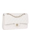 0909ACE1-432F-AEF1-A918-A2A43DC0524C.jpg Medium Classic Double Flap Bag White Caviar Light Gold Hardware