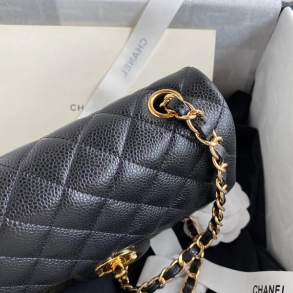 0A48116E-A7F9-BFFC-9532-E04A25D39490.jpg Chanel Mini Classic Handbag Black For Women 6.7in/17cm