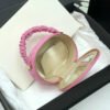 Chanel Vanity Case Shiny Gold Pink Bag For Women 9.5cm/3.7in