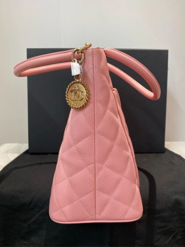 CHANEL Medallion Tote Bag Pink