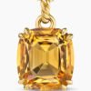 Marbella Pendant 18K Yellow Gold with Citrine, 22mm