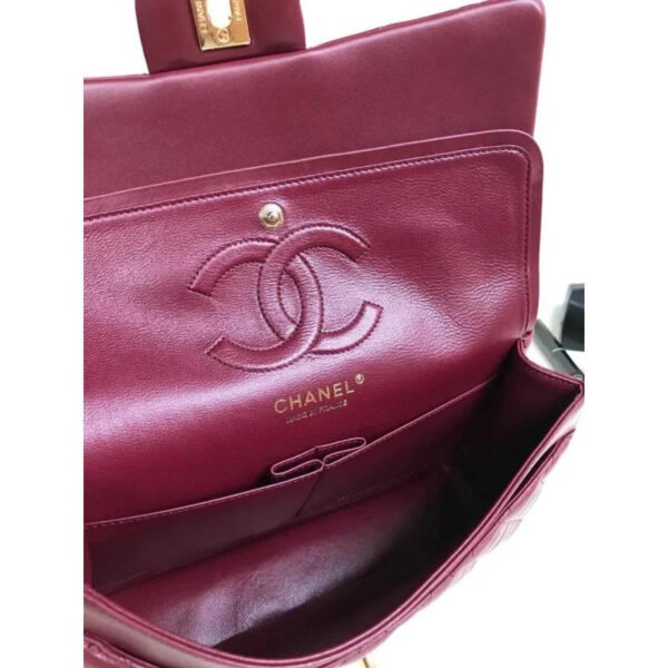 0DFCD2A4-28F0-FCCA-2828-6A2C7017E509.jpg Chanel 1112 Burgundy Medium Size 2.55 Lambskin Leather Flap Bag