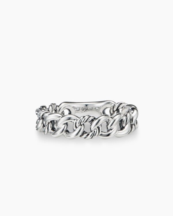 0E10B3CA-736D-F808-5A7A-C779B87251A8.jpg Belmont Curb Link Band Ring Sterling Silver, 5mm