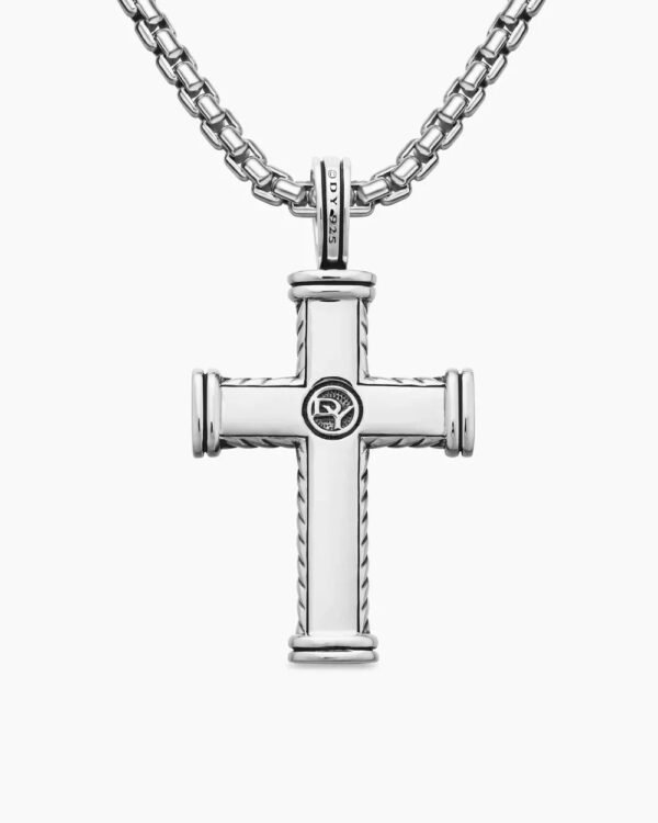 0E9B7E96-027B-F6CC-C951-B0DB8E3D87F5.jpg Chevron Cross Pendant Sterling Silver