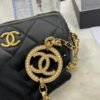 Chanel Bowling Mini Black Bag For Women 11cm/4.3in AS3384 B08482 94305