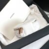 Chanel Vanity Case Shiny Gold White Bag For Women 9.5cm/3.7in