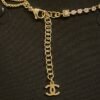 10593276-FFFB-F361-FEB3-C00BF82DBBE6.jpg Vintage Crystal Chain Necklace Gold Plated