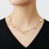 Frivole necklace, 9 flowers