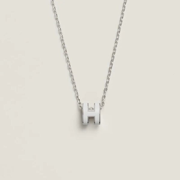 11157BCB-C9DD-A348-B13D-90C942F82752.jpg Mini Pop H pendant - Orange Soie
