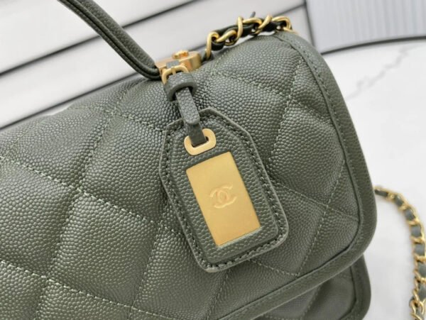 Chanel AS3653 22K Bag Dark Green For Women, Women&rsquo;s Bags 9.8in/25cm