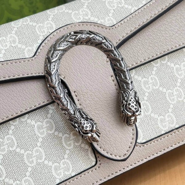 Gucci Dionysus Beige And White Canvas 25x14cm