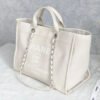 Chanel Small Shopping Bag Silver Hardware Cream For Women, Women&rsquo;s Handbags, Shoulder Bags 15.2in/39cm AS3257