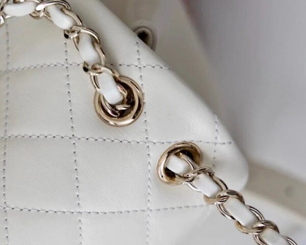 Chanel Backpack White For Women 7 in/18cm