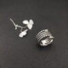 156966A5-8A79-C7BB-E68E-655C9D927516.jpg David Yurman Diamond Willow Serpentine Ring - 6