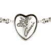 Flora Heart Station Bracelet - 18cm