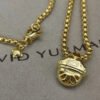16A7F775-5257-74A3-82D2-88F26DF48FE9.jpg David Yurman Acorn Pendant Necklace 18k Gold Diamond