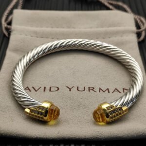 16D82E3B-B42C-DB81-90B3-C1603BA60183.jpg 7mm Cable Bracelet with Citrine & Diamond Accents ??Gold Cap