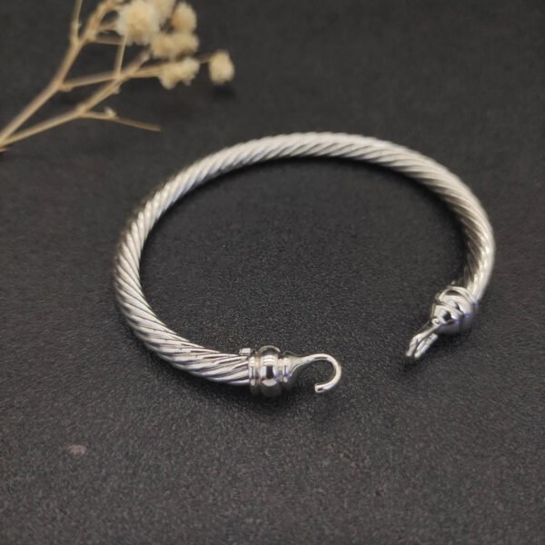 Buckle Classic Cable Bracelet Sterling Silver, 5mm