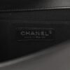 Calfskin Quilted Boy Clutch With Removable Chain So Black
