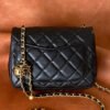 Chanel Classic Bag Black For Women, Women&rsquo;s Bags 7.1in/18cm