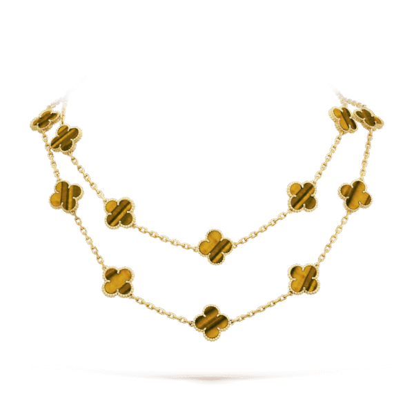 Vintage Alhambra long necklace, 20 motifs