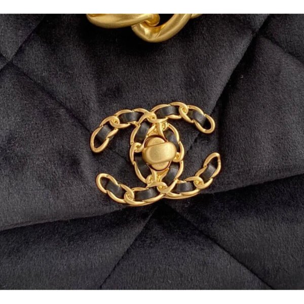 Chanel 19 Small Velvet Flap Bag As1160