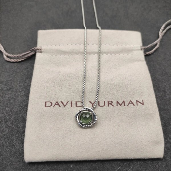 1A033F93-471E-F5AF-560C-A6A5C98F44AB.jpg Petite Chatelaine® Necklace Sterling Silver with Peridot, 10mm