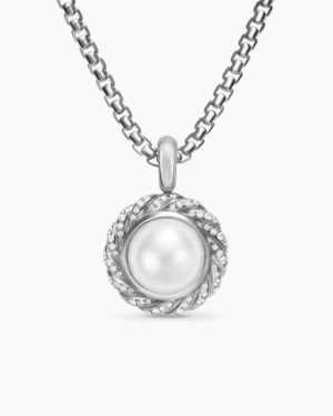 1A062C3E-1BD2-3B5C-D75A-63FE3E3FEA3F.jpg Pearl Classics Cable Halo Amulet Sterling Silver with Diamonds