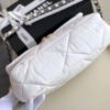 Chanel 19 HandBag White For Women 10.1in/26cm AS1160