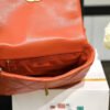 Chanel 19 Handbag 26cm Orange For Women AS1160