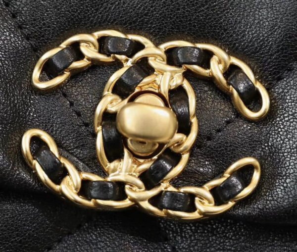 Chanel 19 Handbag 26cm Black For Women AS1160 B04852 94305