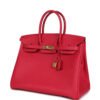 1C3E02B0-240C-4966-DB0D-B3452F4B5903_9e6e495b-ad91-409f-b358-7386e2838095.jpg Birkin 35 Rose Extreme Epsom Gold Hardware