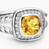 1C824846-A0C9-A525-64F3-BD80FF421ADE.jpg Petite Albion® Ring Sterling Silver with Citrine and Diamonds - 6
