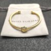 Cable Classics Bracelet with Citrine and Diamonds 18K Yellow Gold 4mm